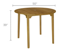 Royal Teak Admiral 50" Round Teak Outdoor Table